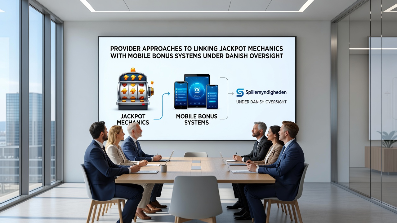 Diagram over teknisk integration af jackpot og bonus på mobile platforme